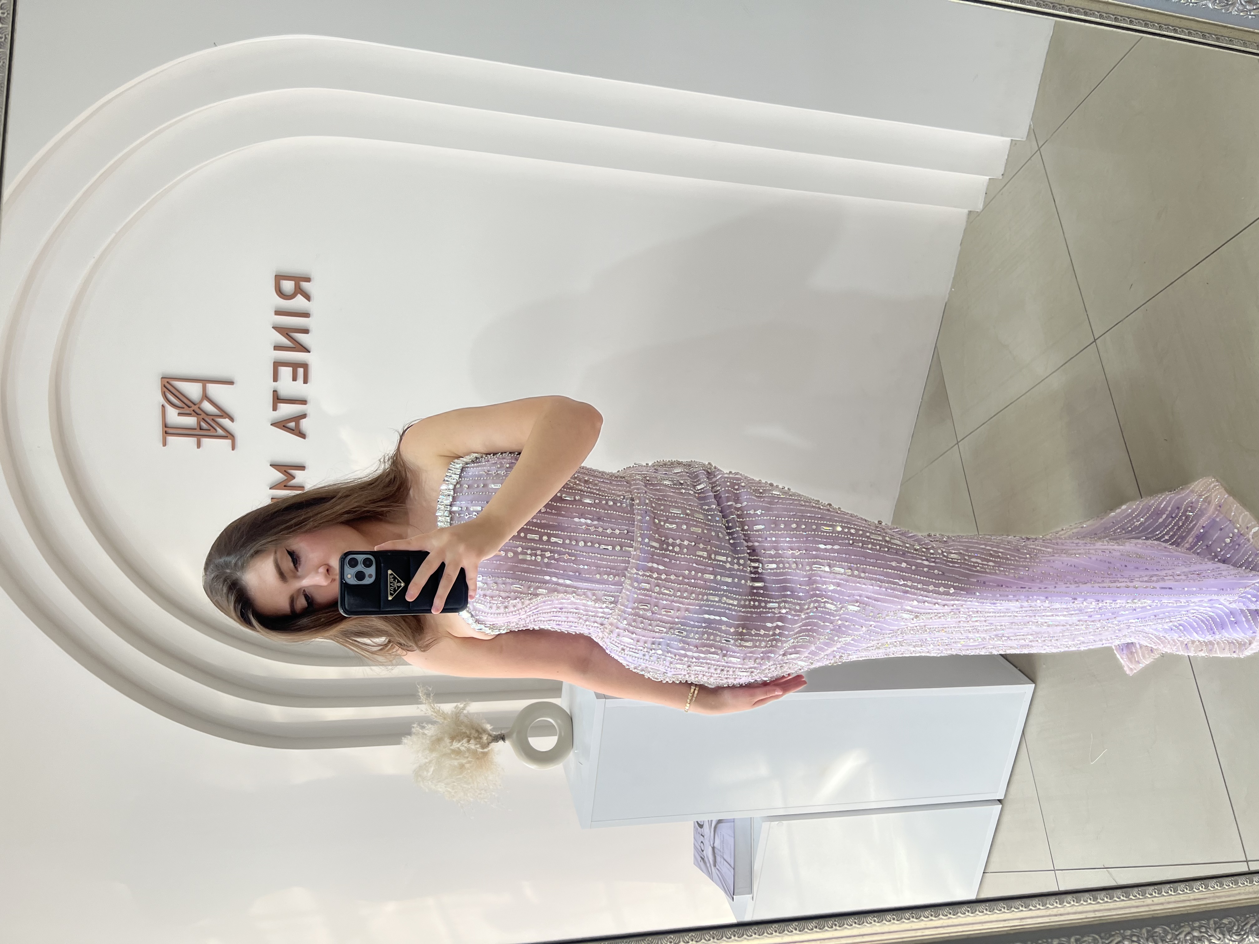 Elegant Sequined Evening Gown