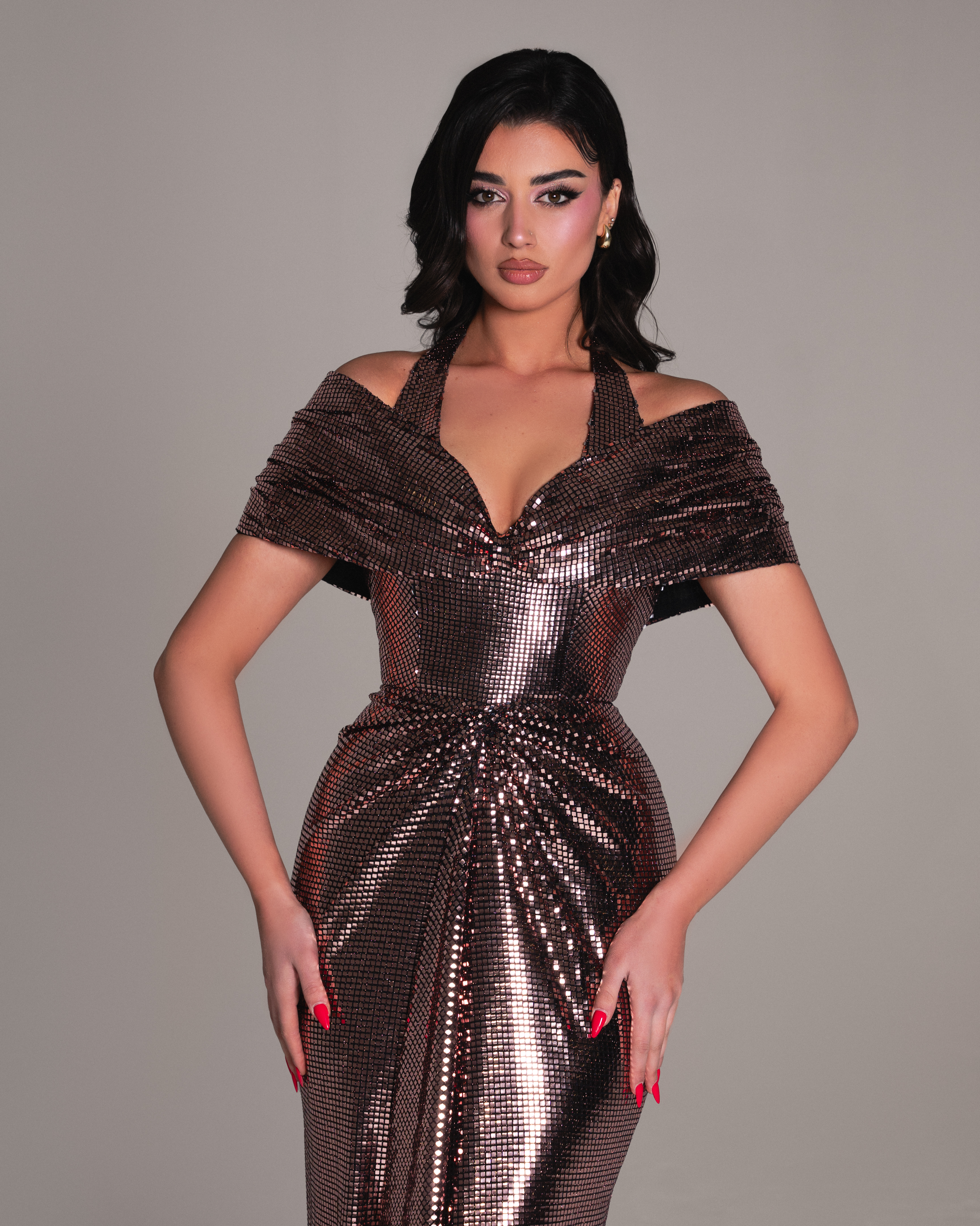Le Brielle - Spring Collection -  Lily Brown Dress