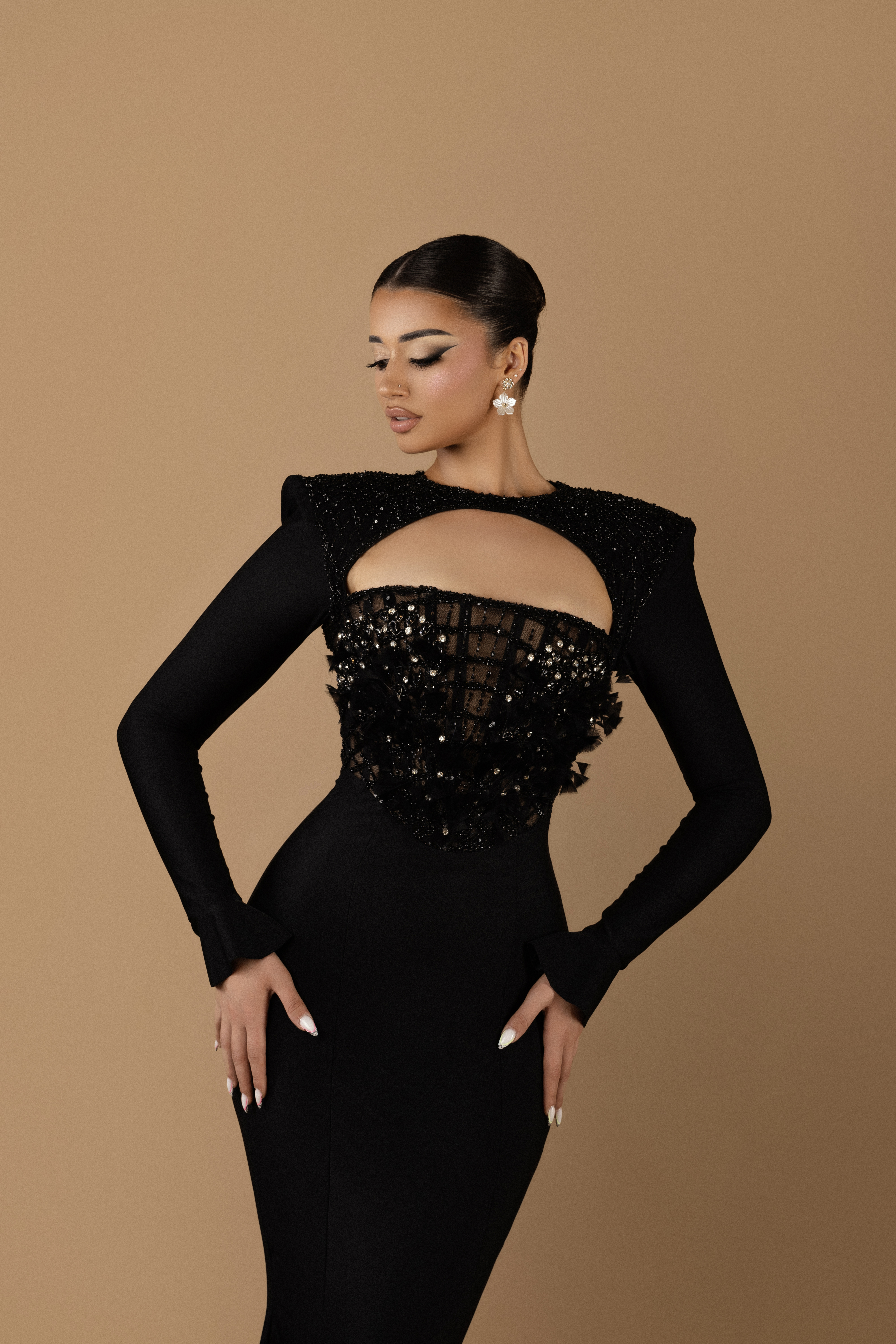 Asael Collection - Black Odette Dress