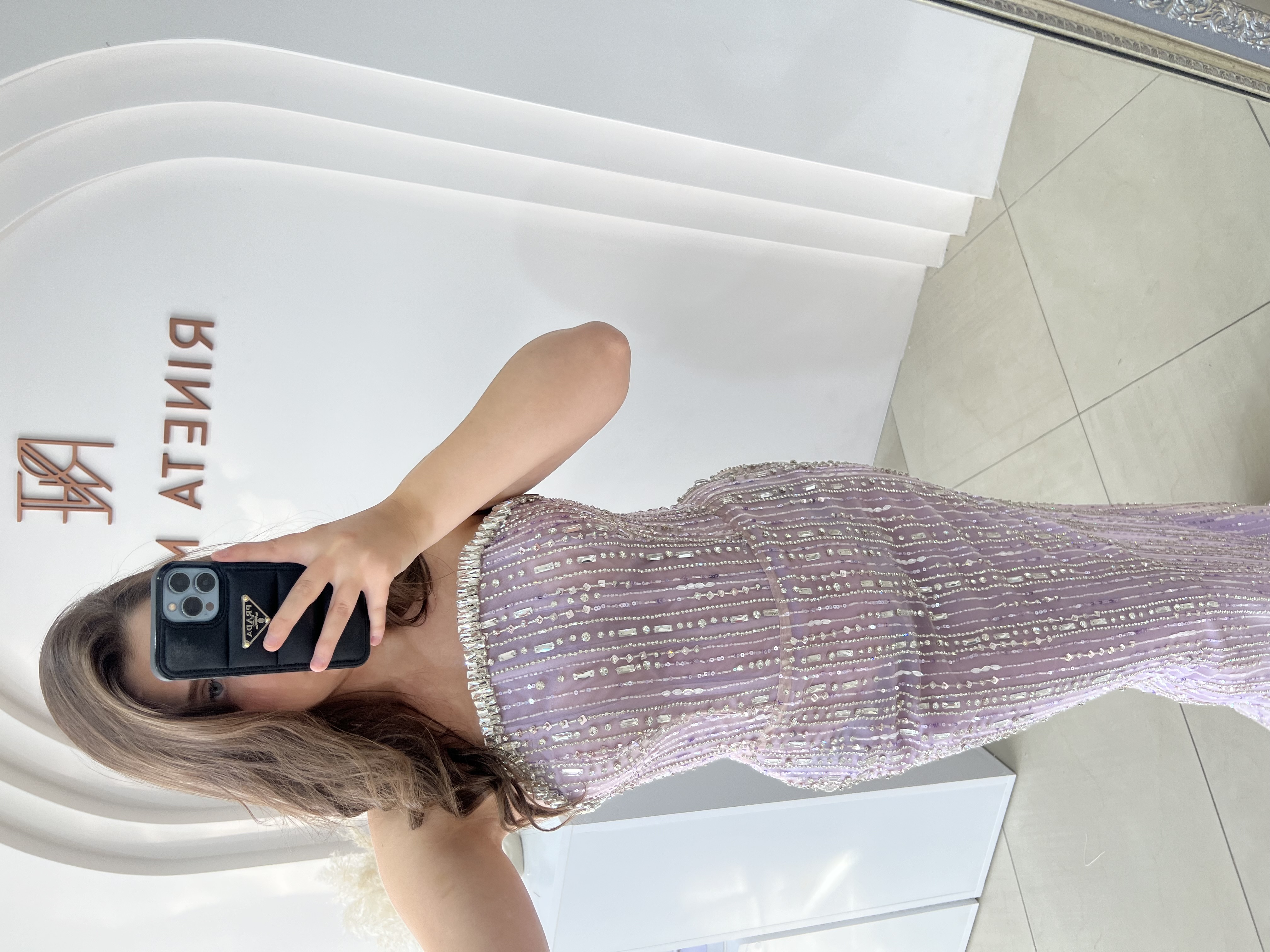 Elegant Sequined Evening Gown