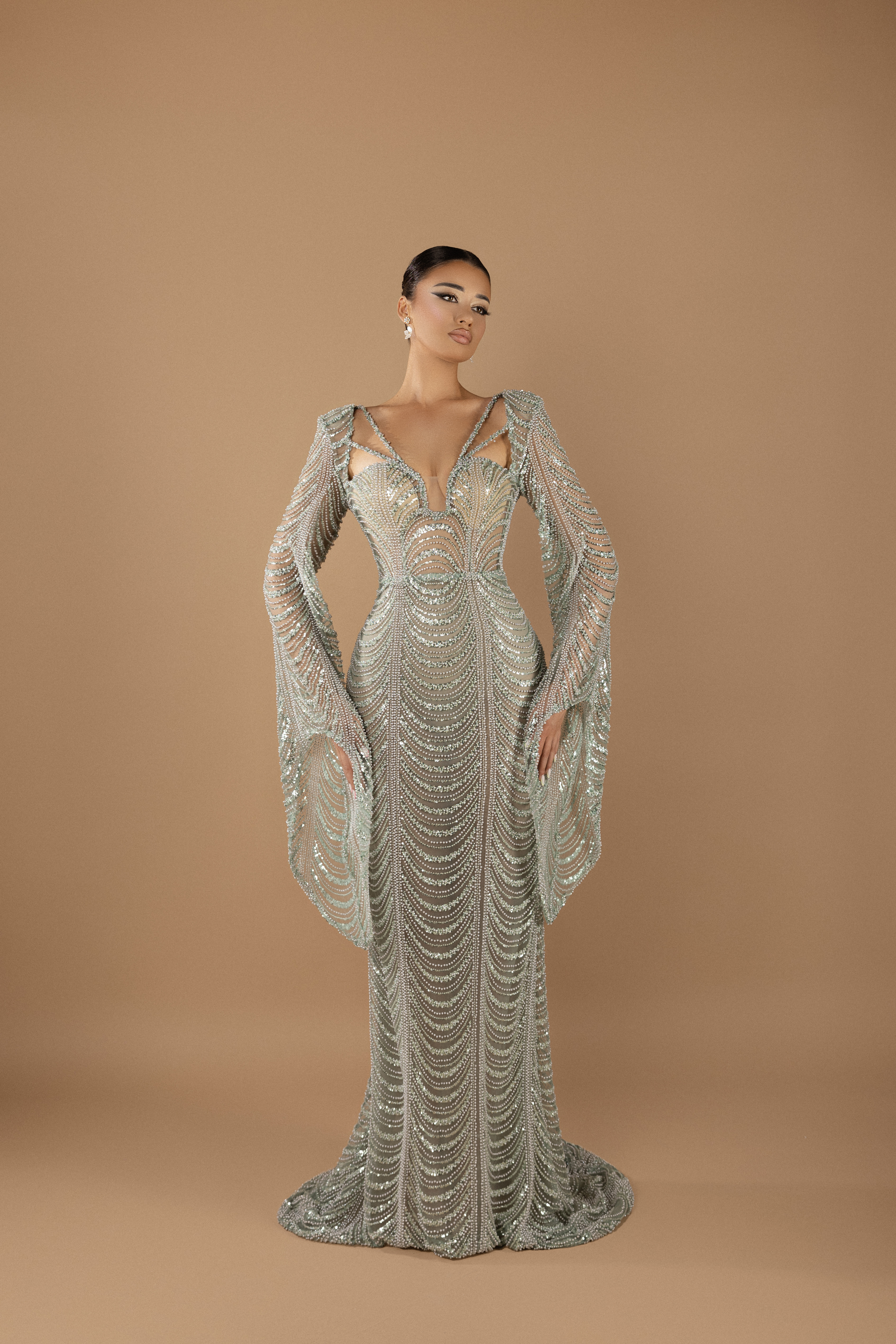 Asael Collection - Sage x Tulle Dress