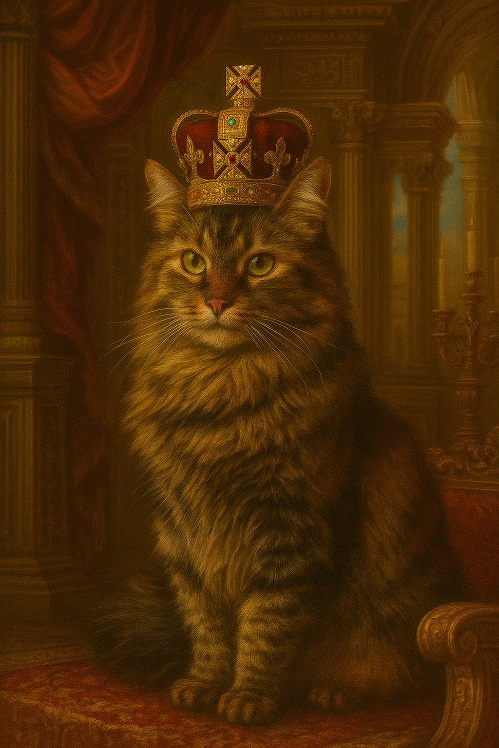 Royal Palace Pet Portrait
