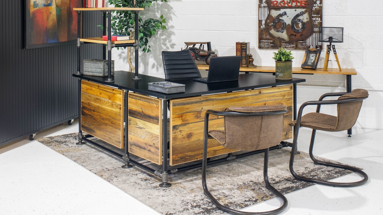 Industrial Style Office Desk