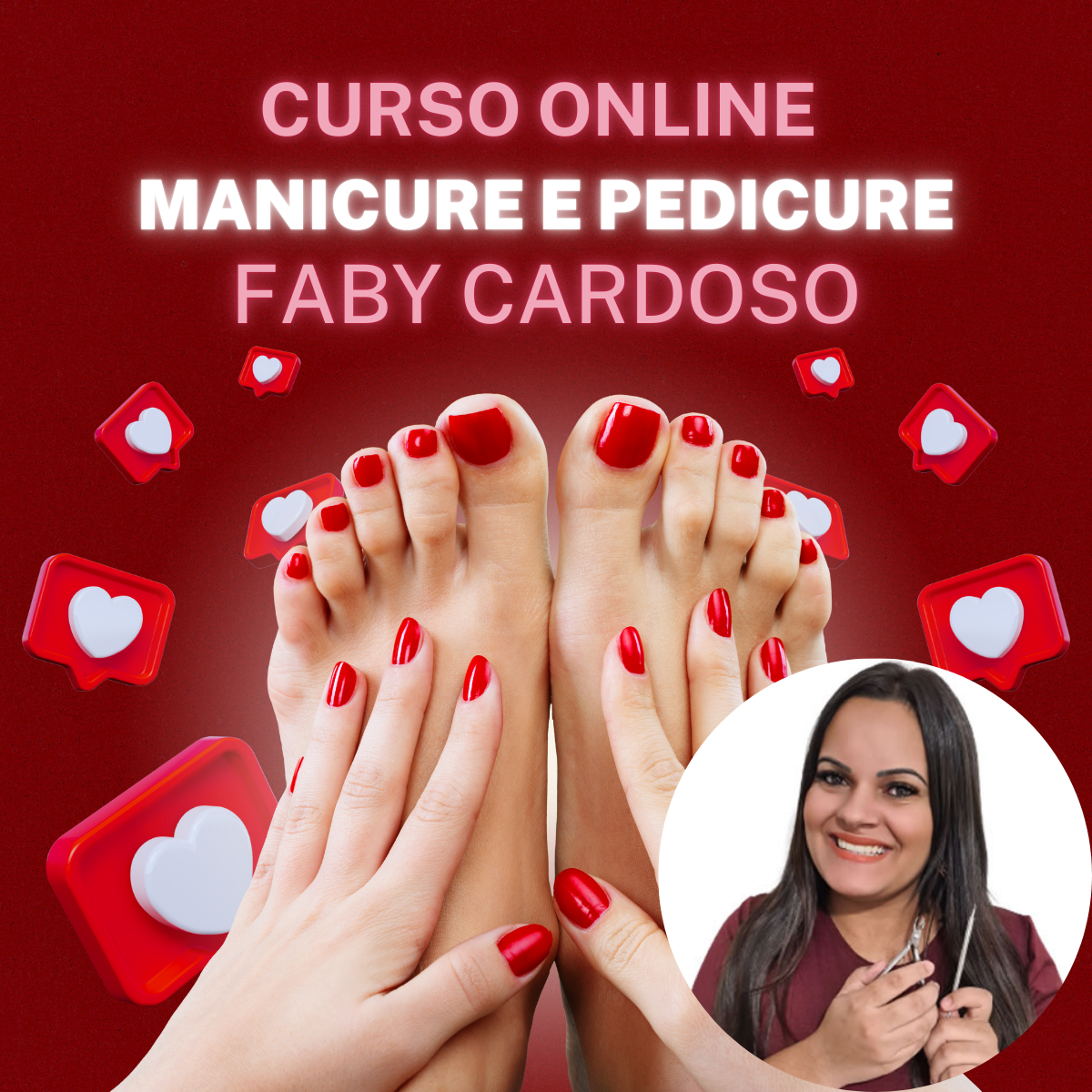 Pacote Profissional Manicure Faby Cardoso