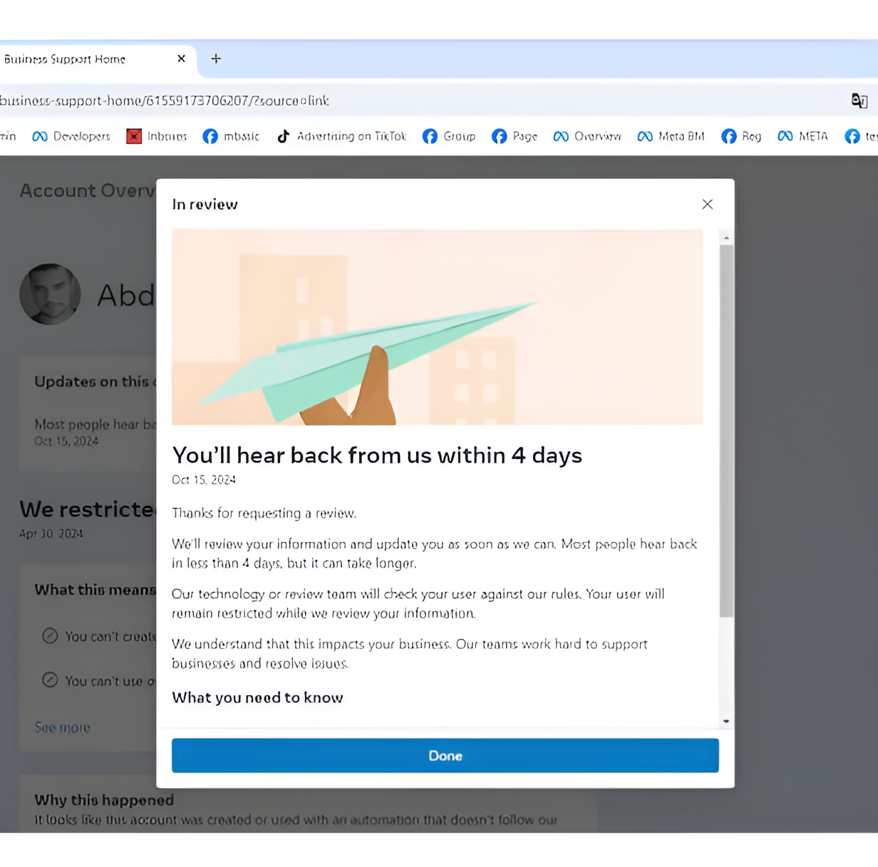 Facebook Profile Reinsted (ADS)