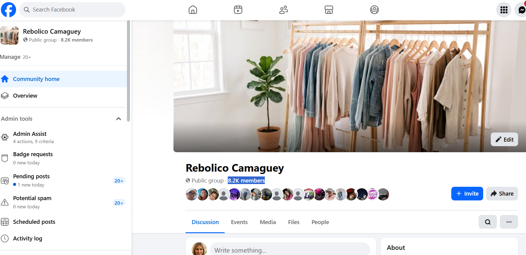 Facebook Group 8.2K (e_commerce)
