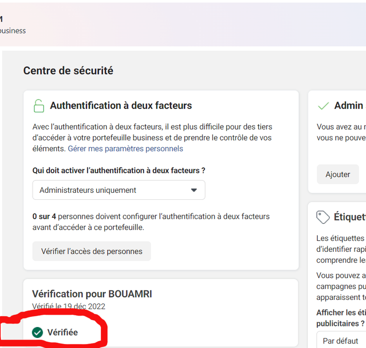 Verified Business Manager (ID Card)