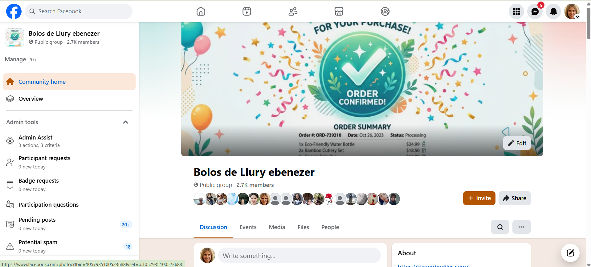 Facebook Group 2.7K