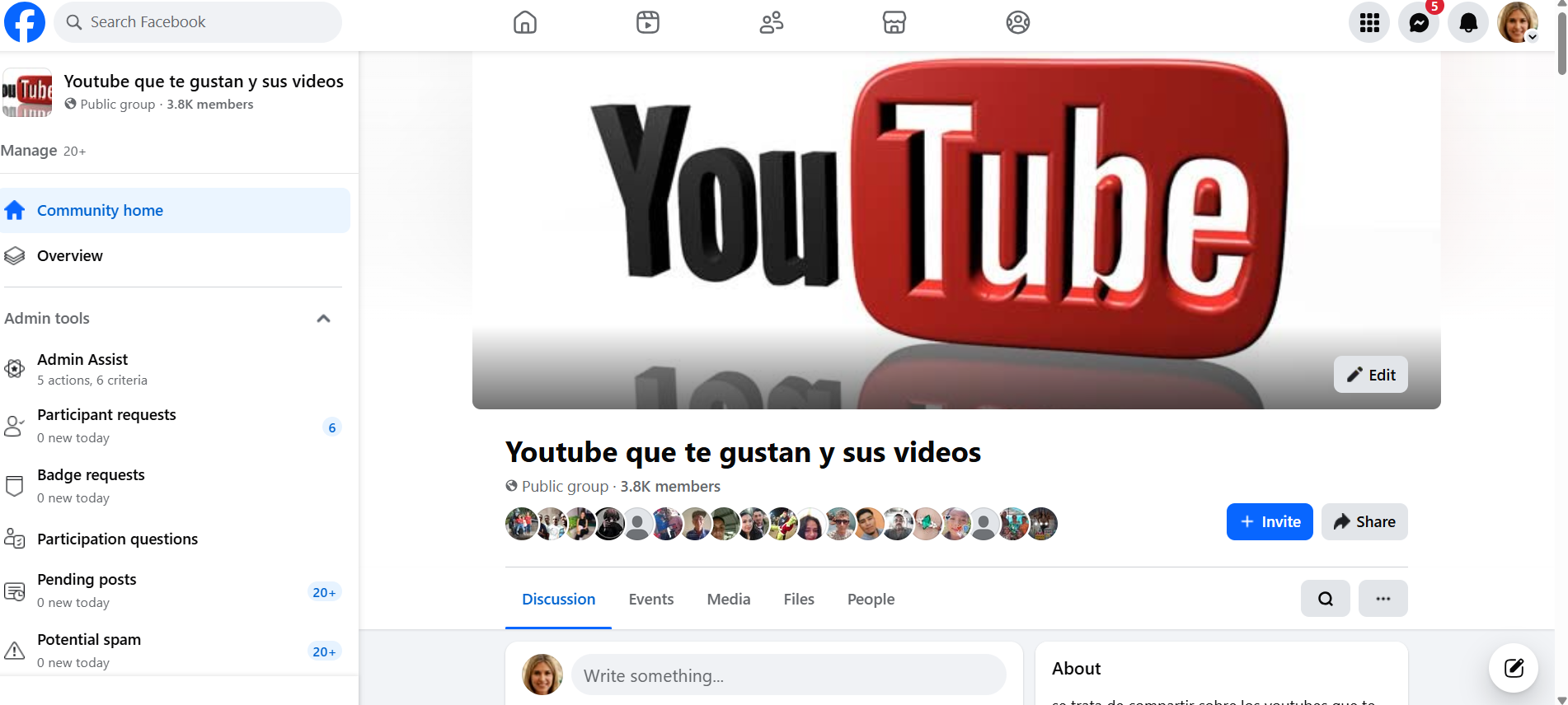 Facebook Group 3.8K