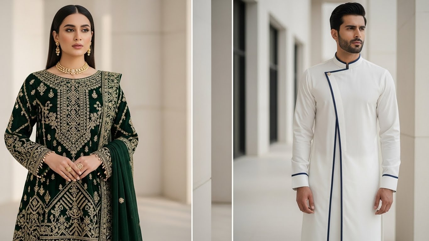 Luxury Embroidered Formal Wear