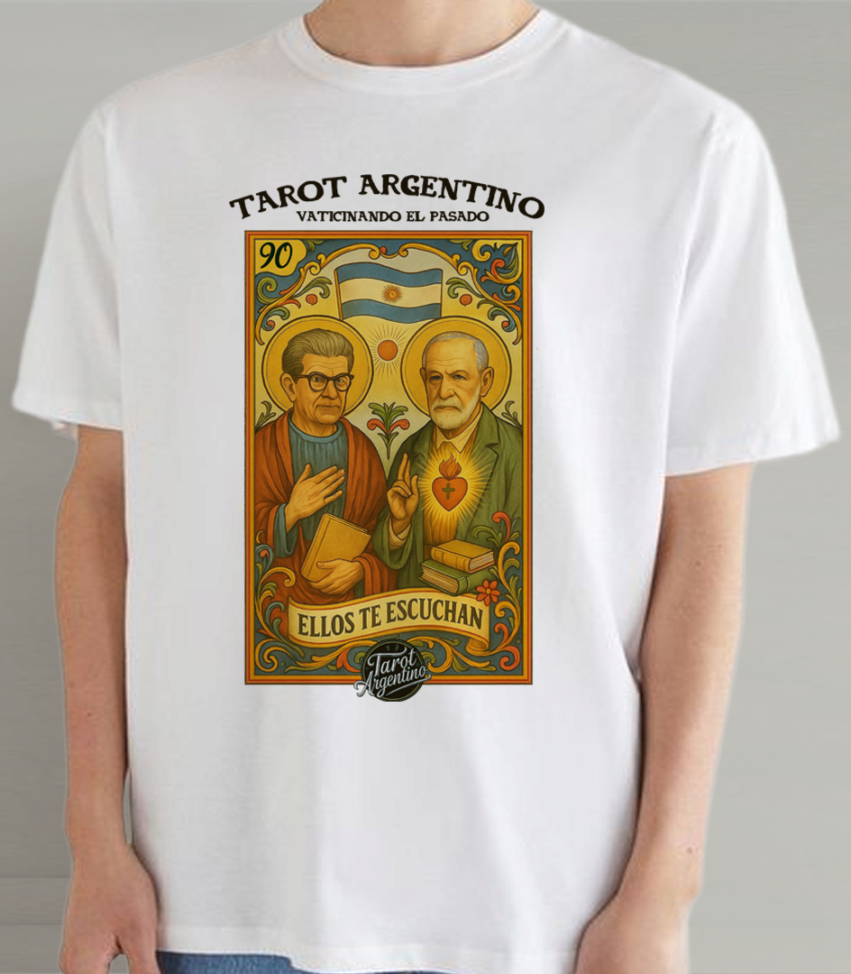 Camiseta Tarot Argentino Freud y Lacan