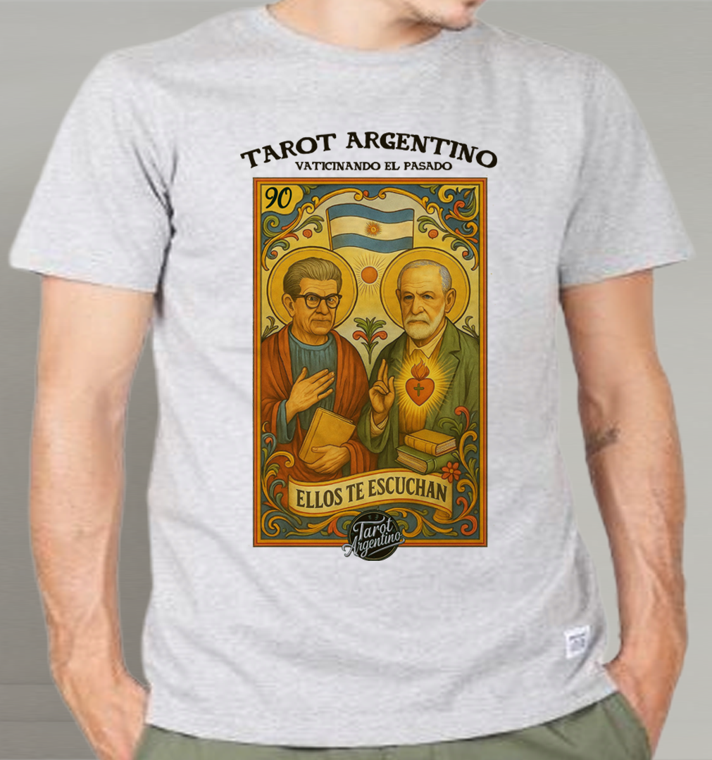 Camiseta Tarot Argentino Freud y Lacan