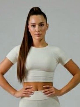 Blusa de Manga Fitness Feminina - Branco Gelo