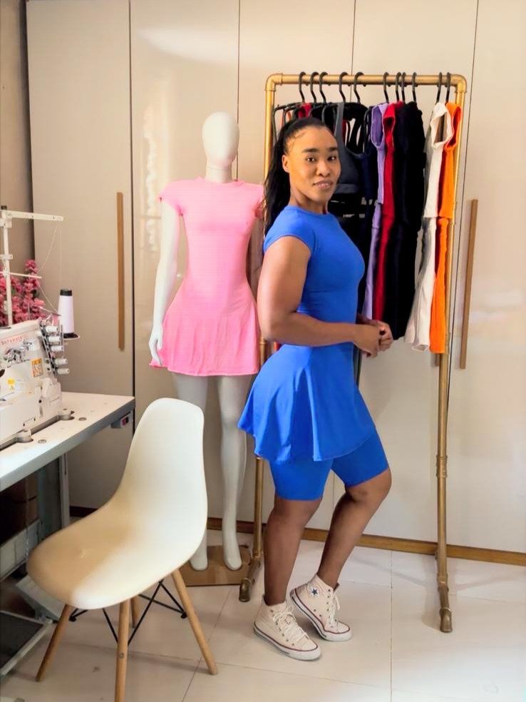 Vestido Premium Meryl Ruth Hills - Azul