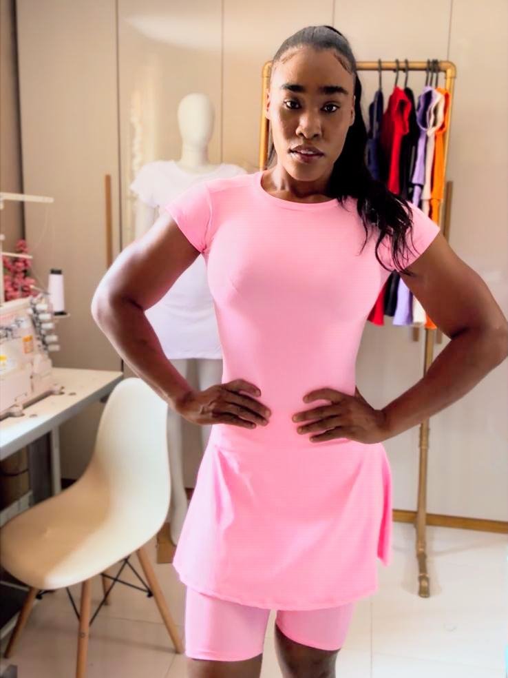 Vestido Premium Meryl Ruth Hills - Rosa