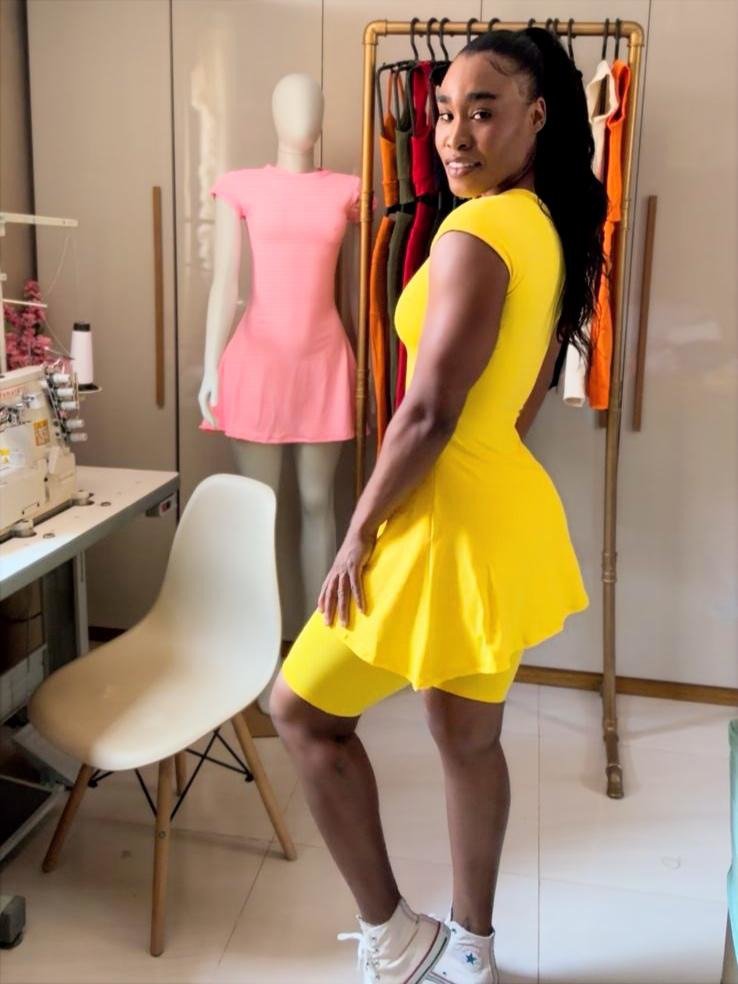 Vestido Premium Meryl Ruth Hills - Amarelo