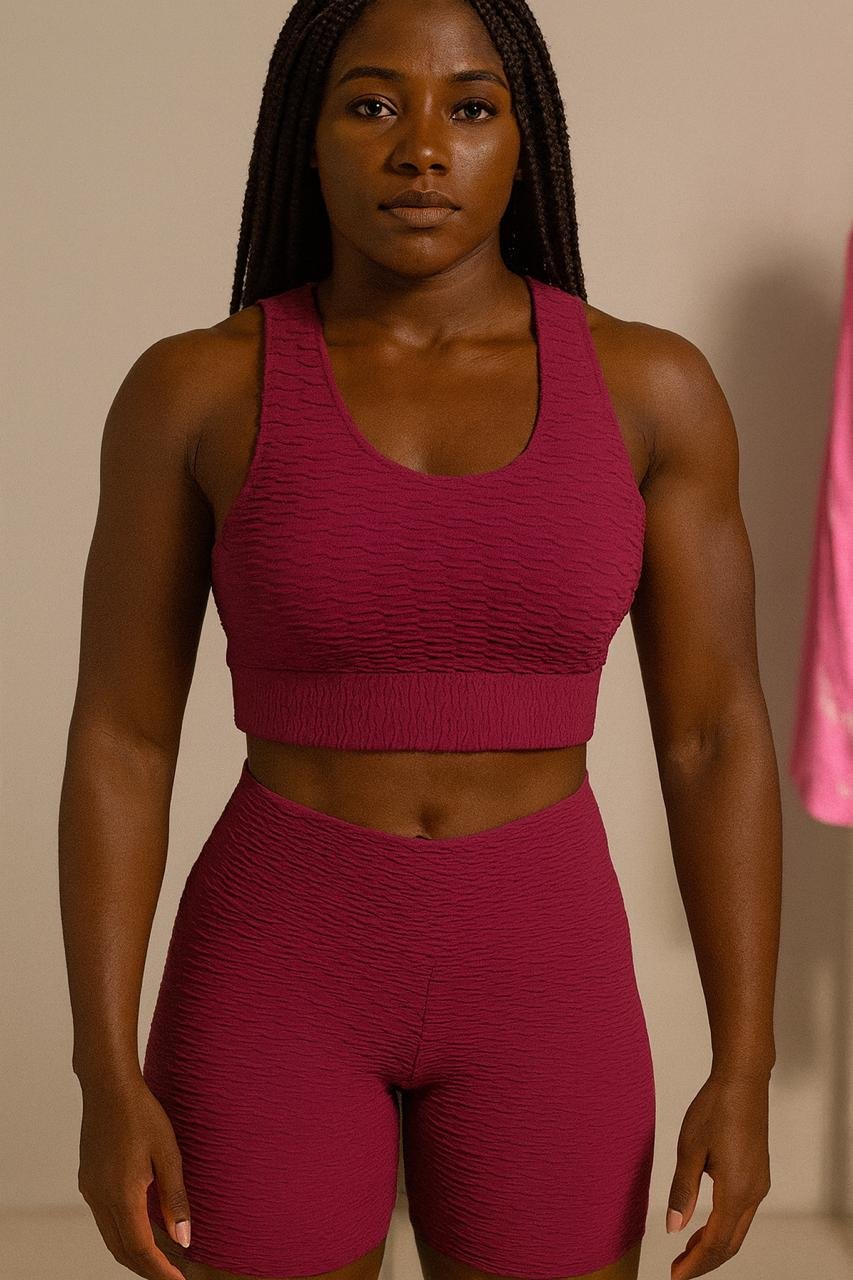 Conjunto Short e Top Jacquard