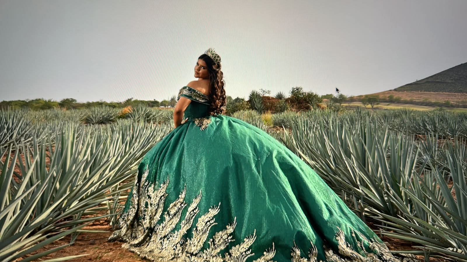 Emerald Green Ball Gown