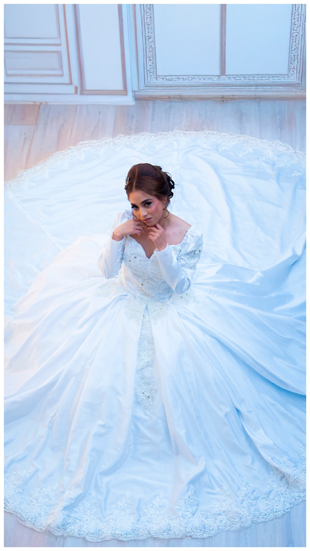 Elegant White Ball Gown