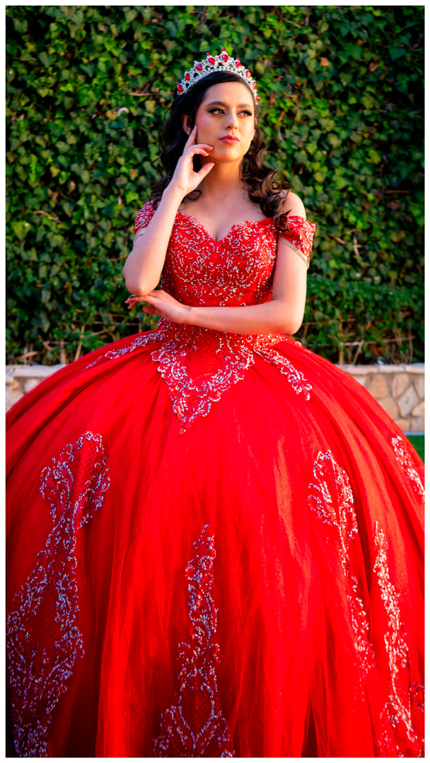 Elegant Red Ball Gown