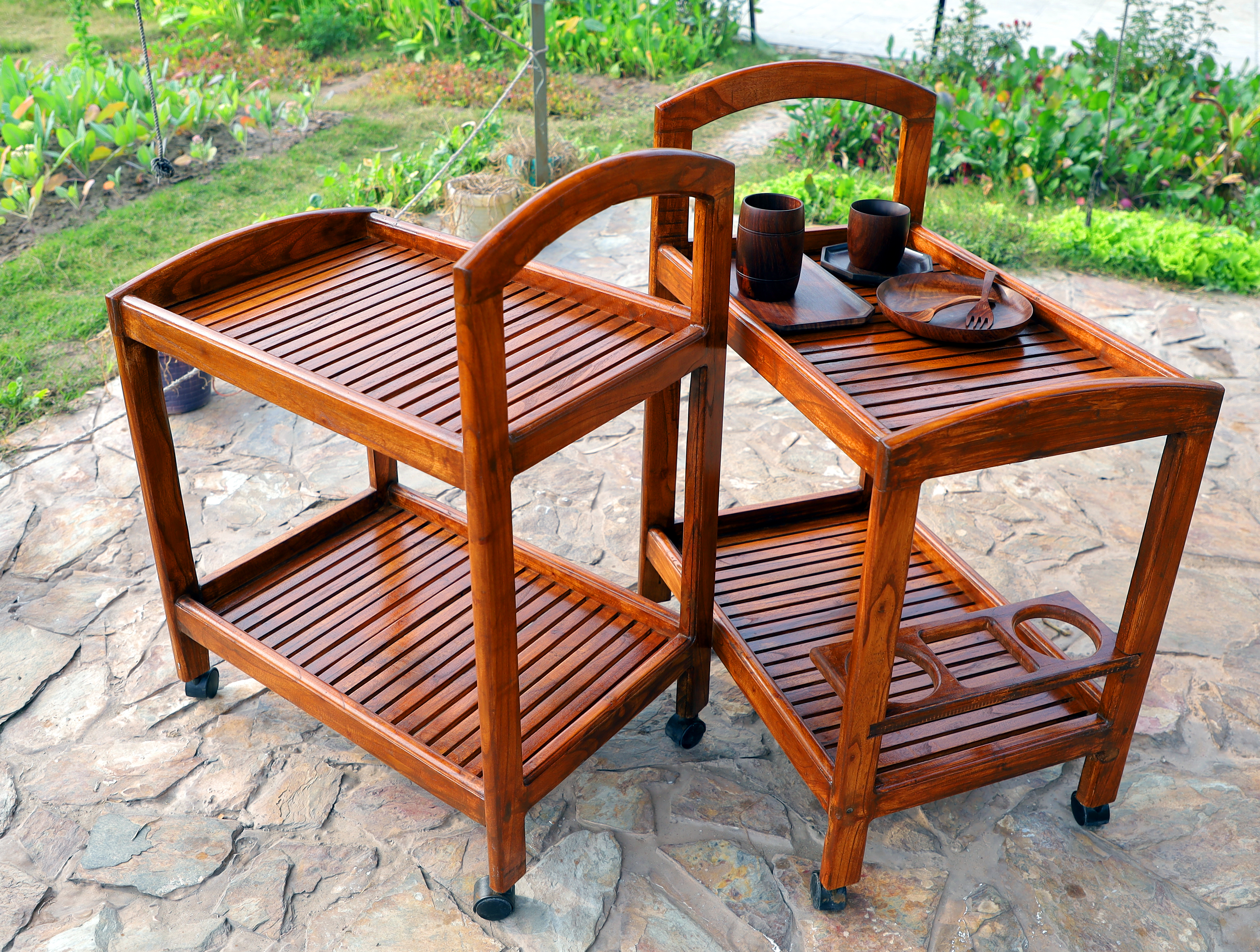 Foods Serving Trolley