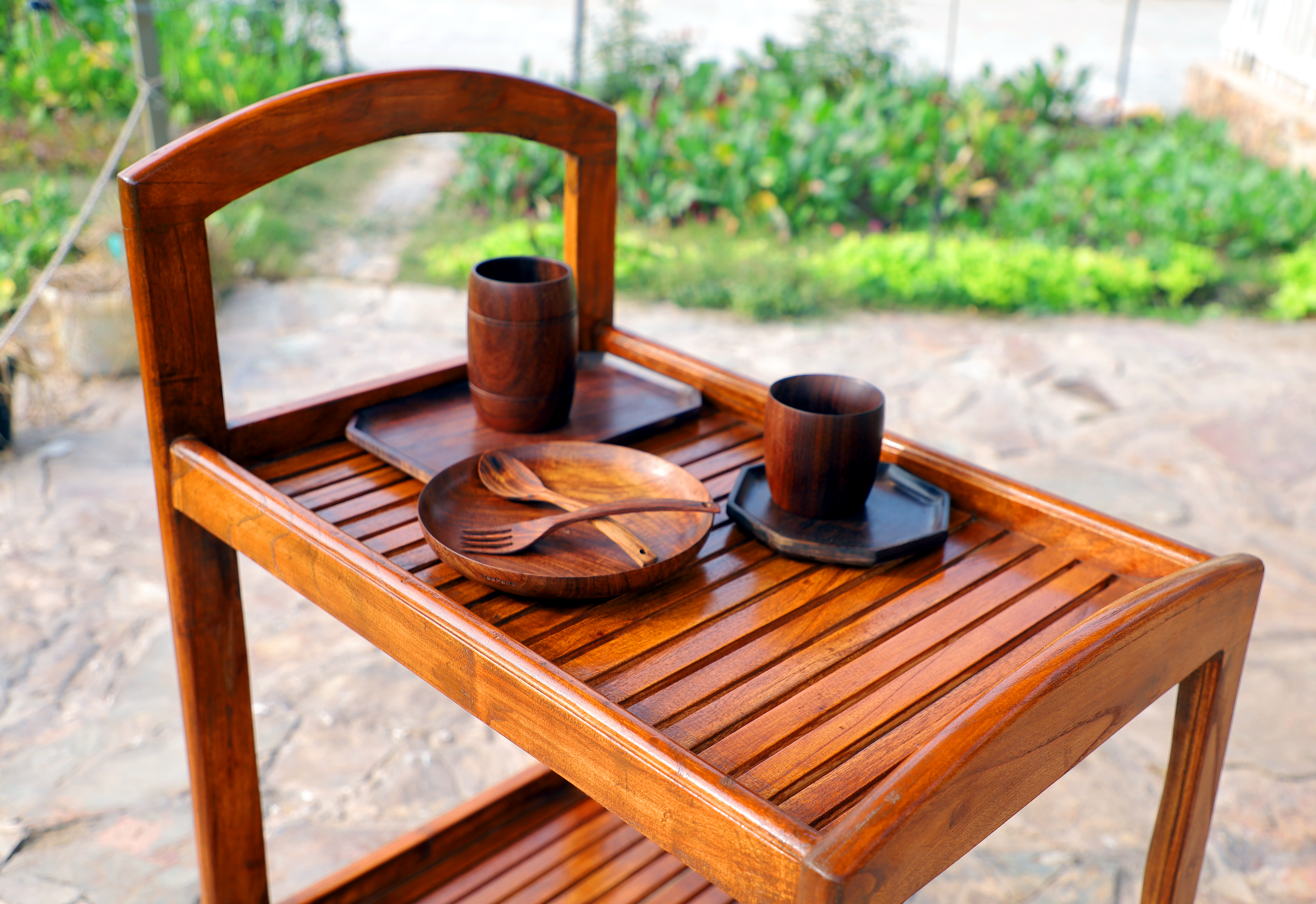 Foods Serving Trolley