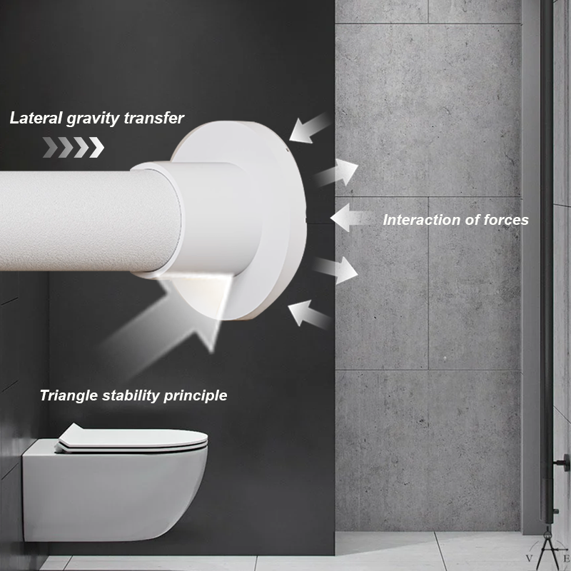 Universal No-Drill Spring Tension Rod