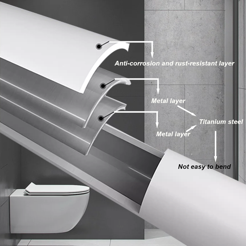 Universal No-Drill Spring Tension Rod