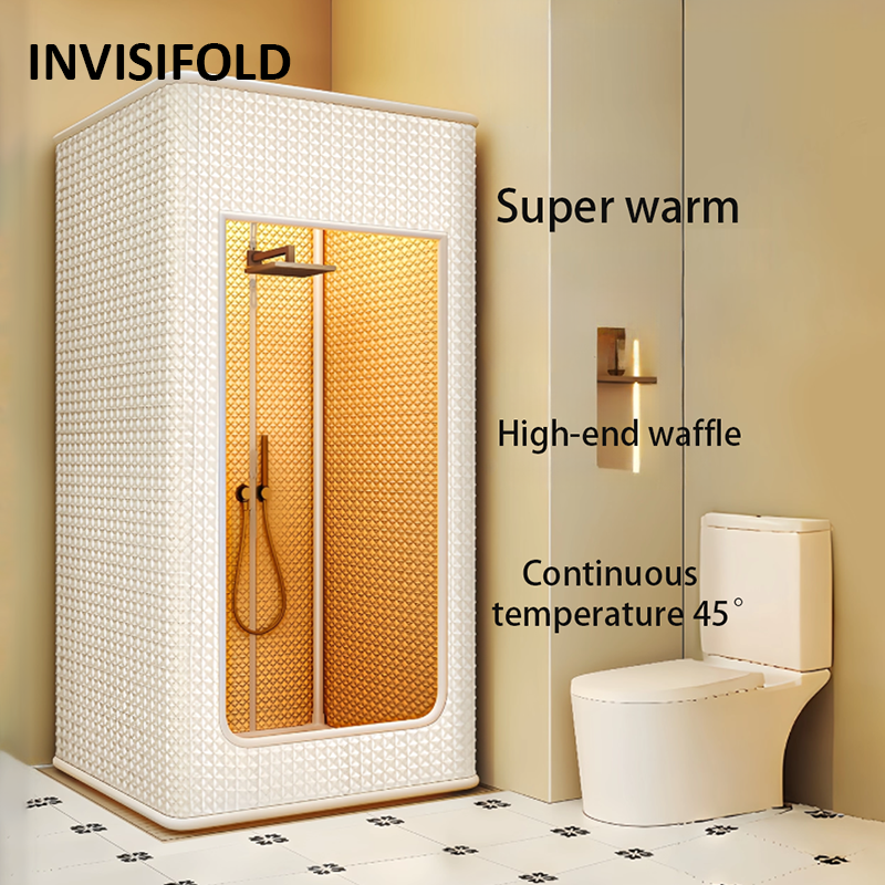 3D Magnetic Closure Waffle Pattern No-Drill Bath Cover