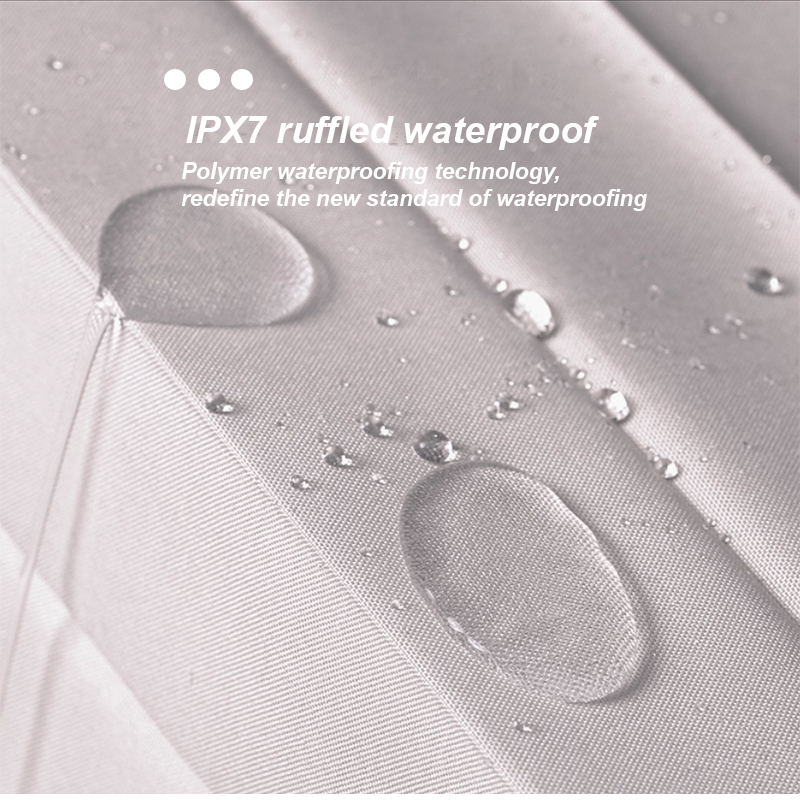 U-Shaped Magnetic Folding Shower Curtain Set - 230g/m² Thickened Faux Linen Waterproof Fabric - Drill-Free Installation