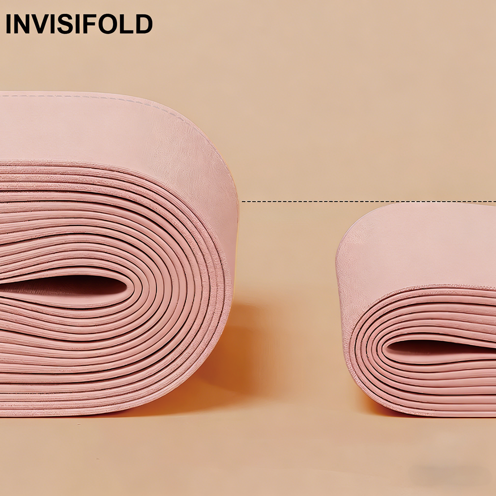 JP Invisifold Double-sided magnetic attraction Collapsible shower curtain 39×72inch