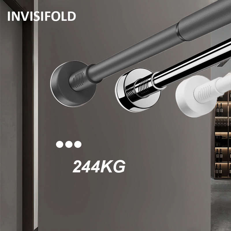 Universal Hole-Free Telescoping Rod in Natural Color