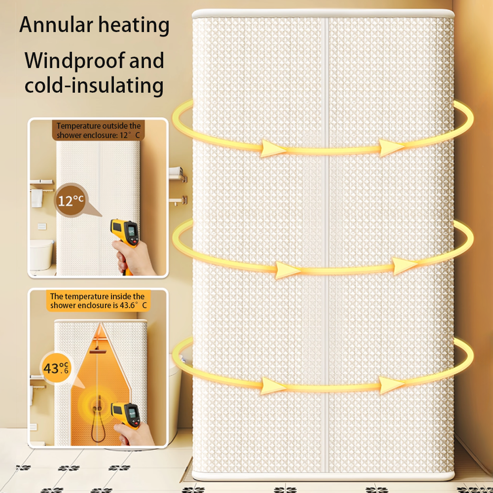 3D Magnetic Closure Waffle Pattern No-Drill Bath Cover