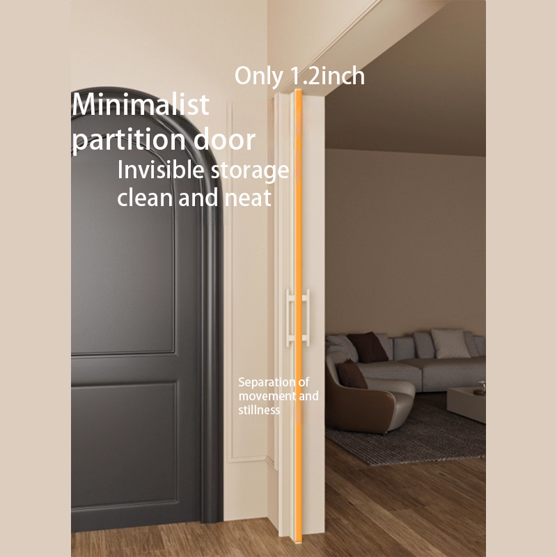 Invisible No-Track Folding Door Curtain