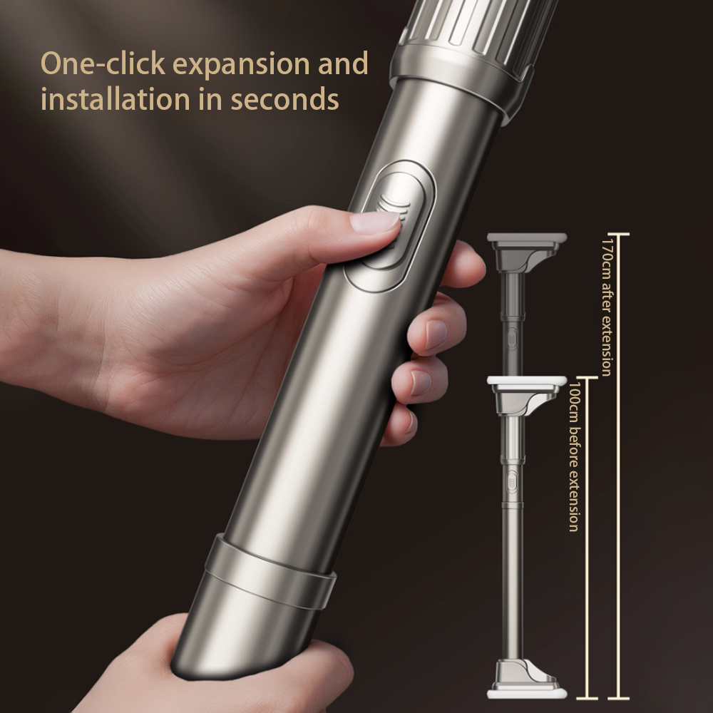 Premium Adjustable Stainless Steel Curtain Rod