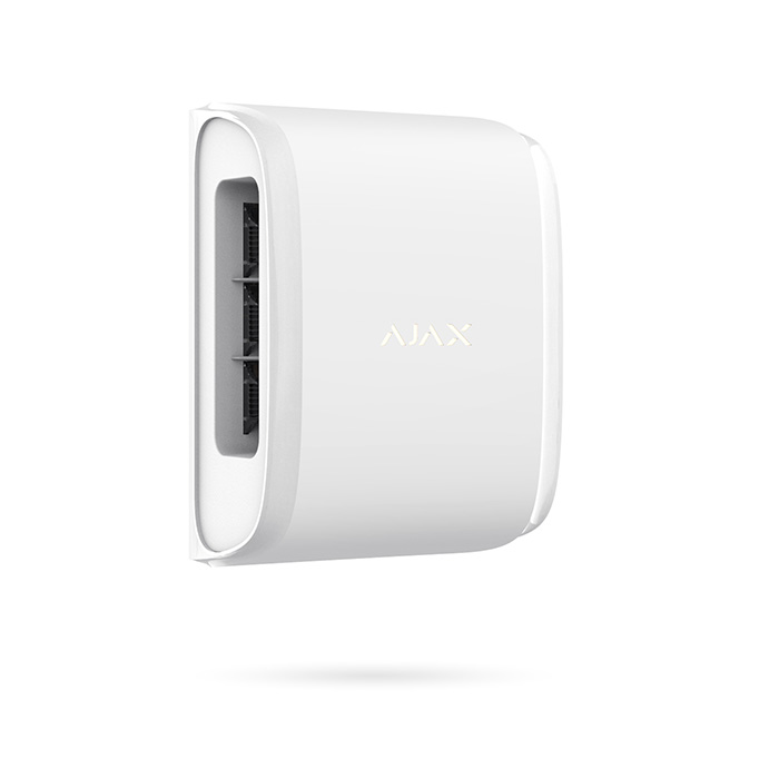 Detector de movimiento exterior tipo doble cortina bidireccional AJAX DUALCURTAIN OUTDOOR