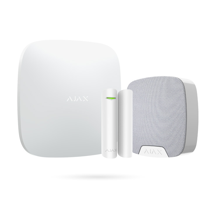 ALARMA ANTI OKUPAS del sistema Ajax con Sirena y Detector de Apertura de puertas