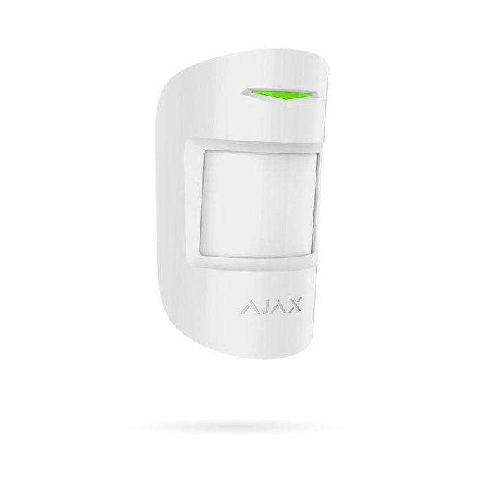 Sensor de rotura de cristales y movimiento Alarma Ajax CombiProtect