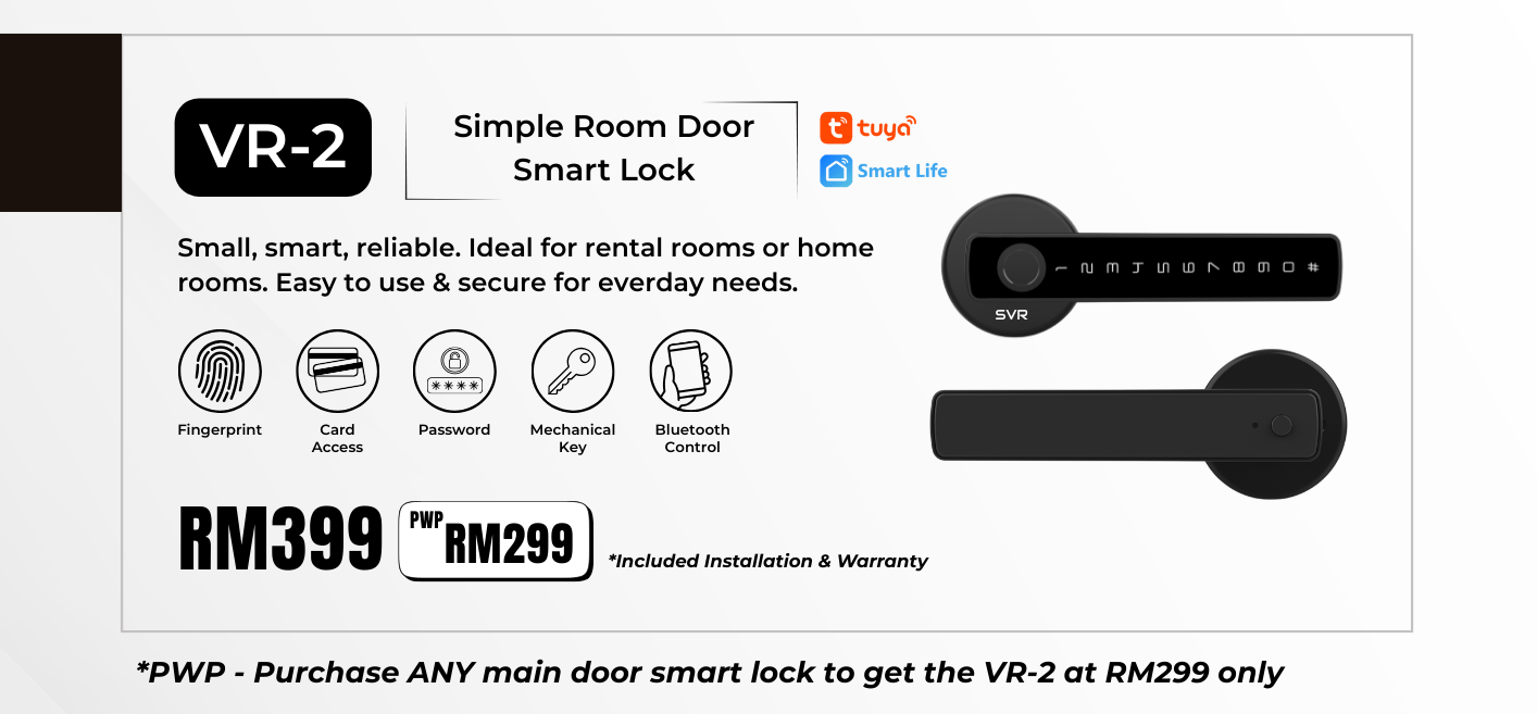 VR-2 Simple Room Door Smart Lock