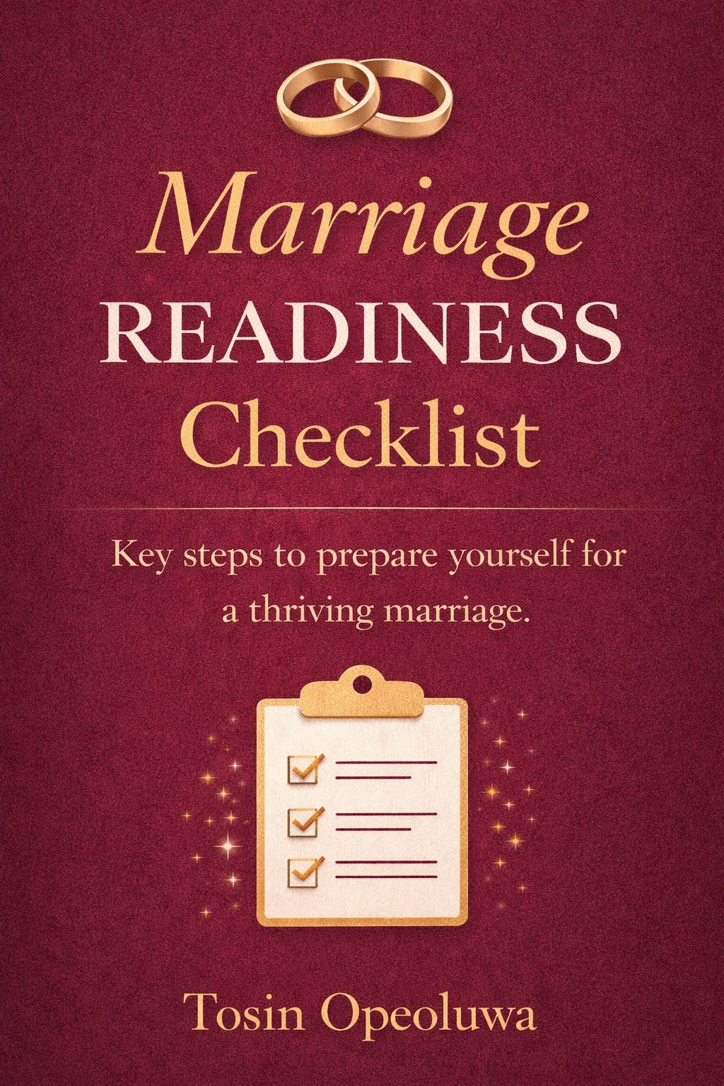 Marriage Readiness Checklist