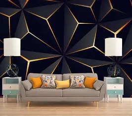 Modern Geometric Wall Mural