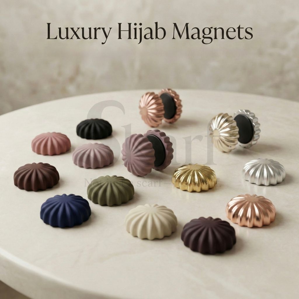 Premium Flower Hijab Magnets