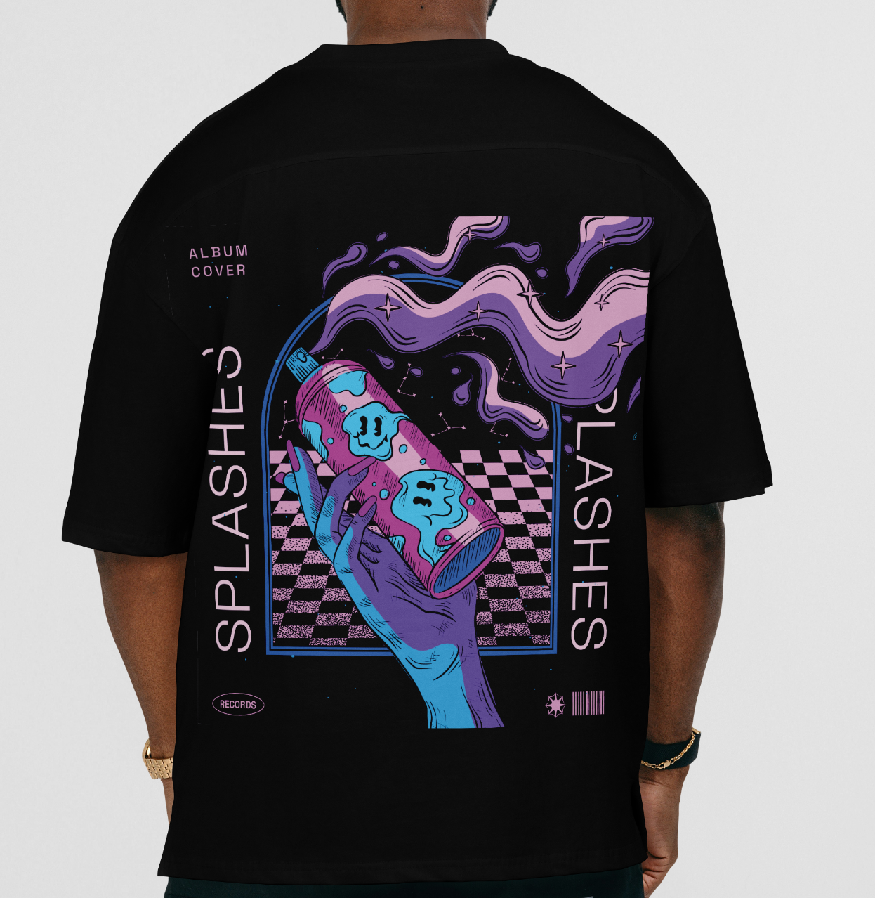 Splashes Lashes Graphic T-shirt