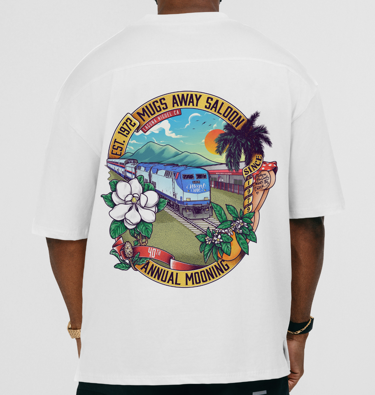 Graphic Print White T-Shirt