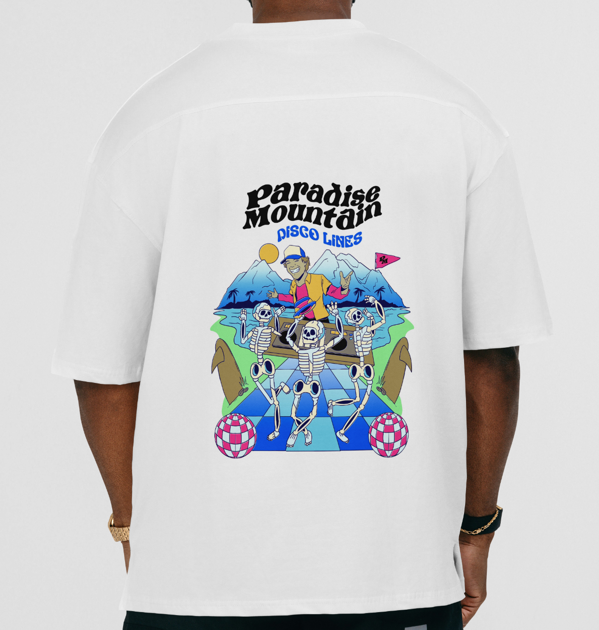 Paradise Mountain Disco Lines T-shirt
