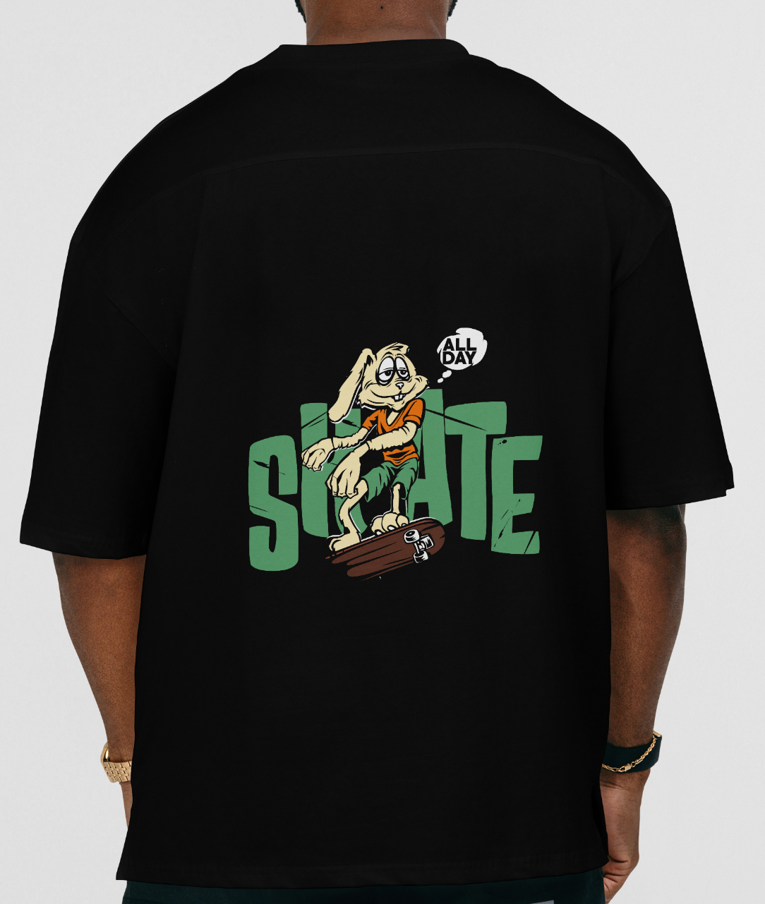 Skate Cartoon Graphic T-Shirt