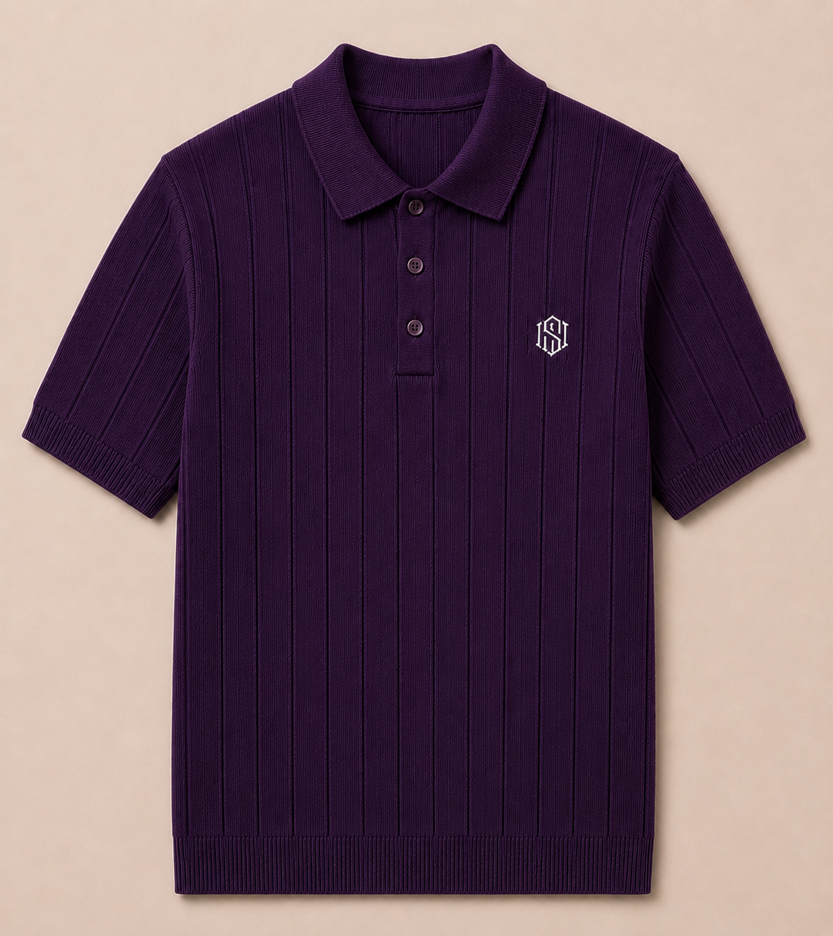Purple Drop Needle Polo