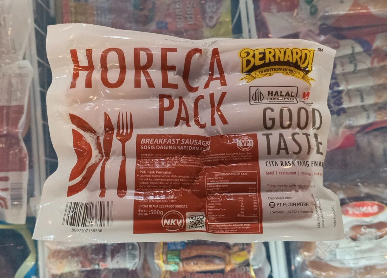 Bernardi Horeca Pack Sosis Daging Sapi dan Ayam