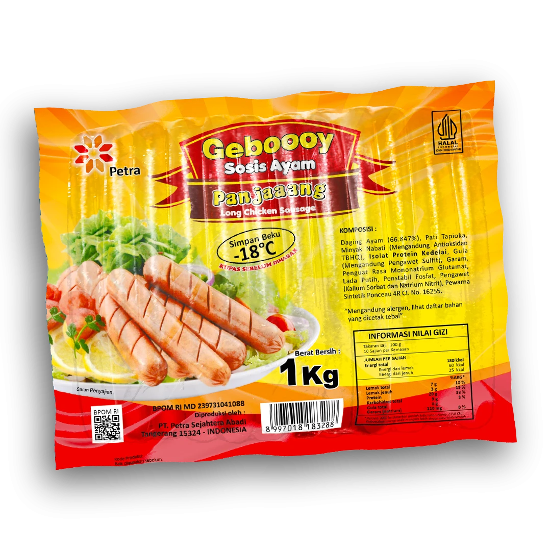 Gebooy Sosis Ayam Panjang