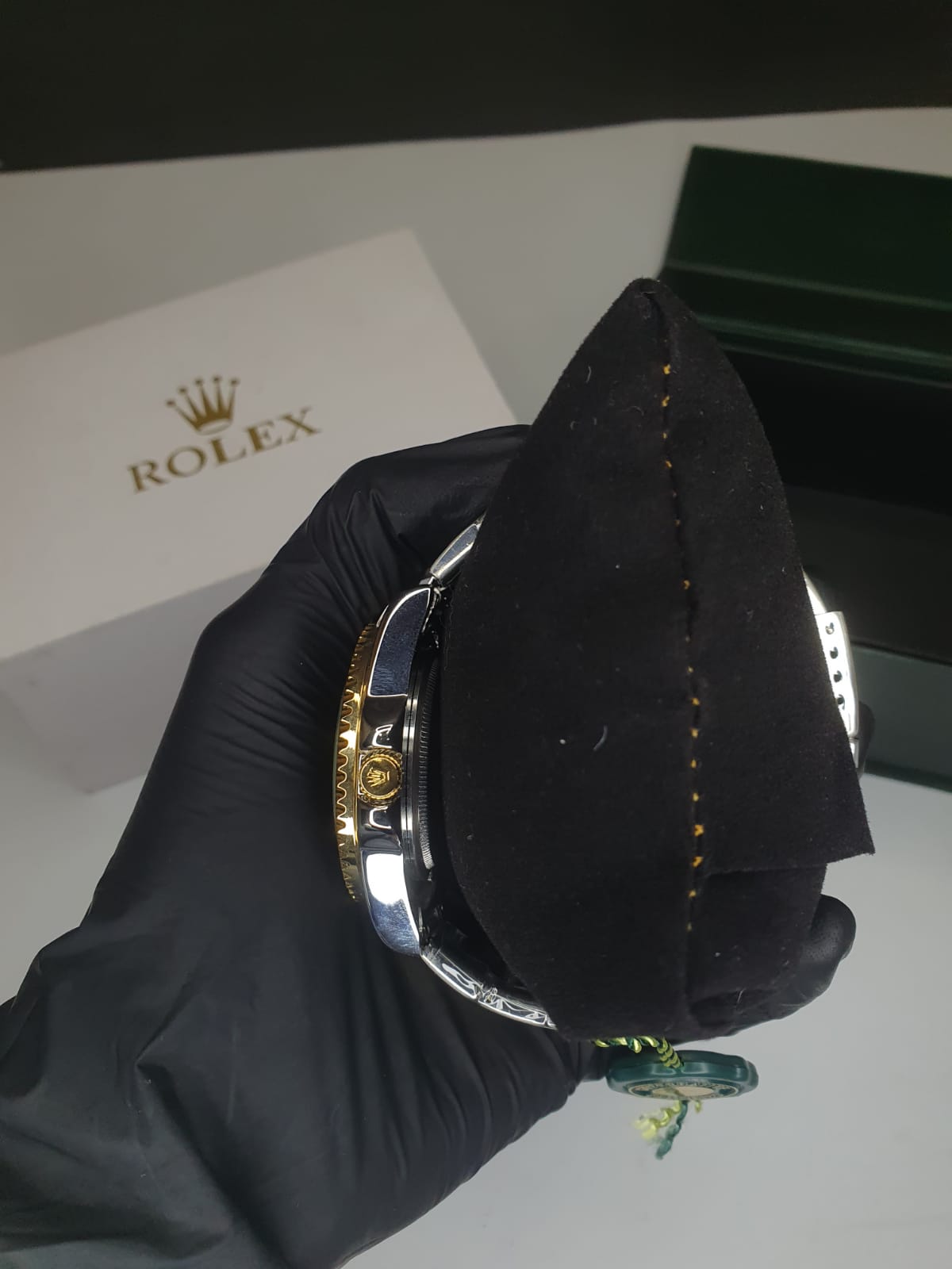 Rolex Submariner Date  - Stainless Steel, master lock ,Blue Dial & Rotating Bezel